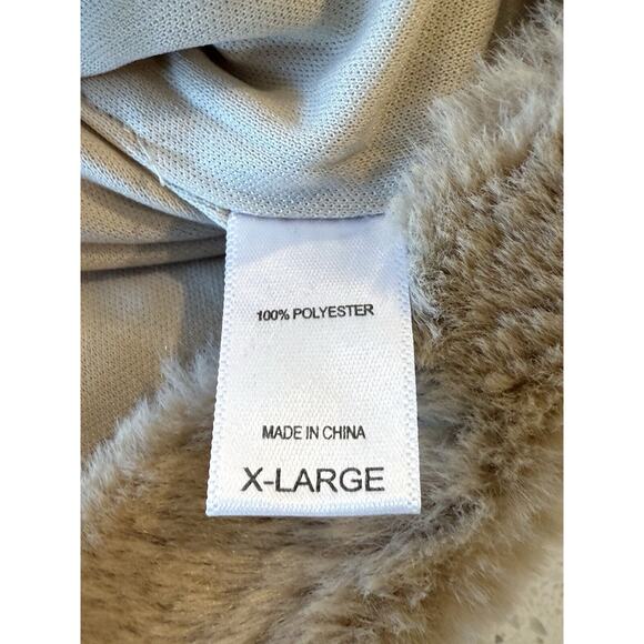 Muk Luks Vest Faux Fur Size XL‎ Beige With Tags - Picture 6 of 10